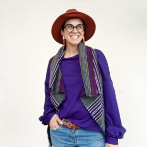 Mini Gniokominé Gilet Viola