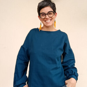 Blusa Joan Petrolio